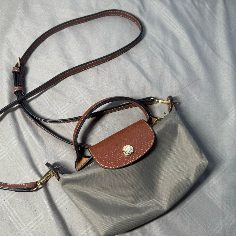Grey mini Crossbody bag